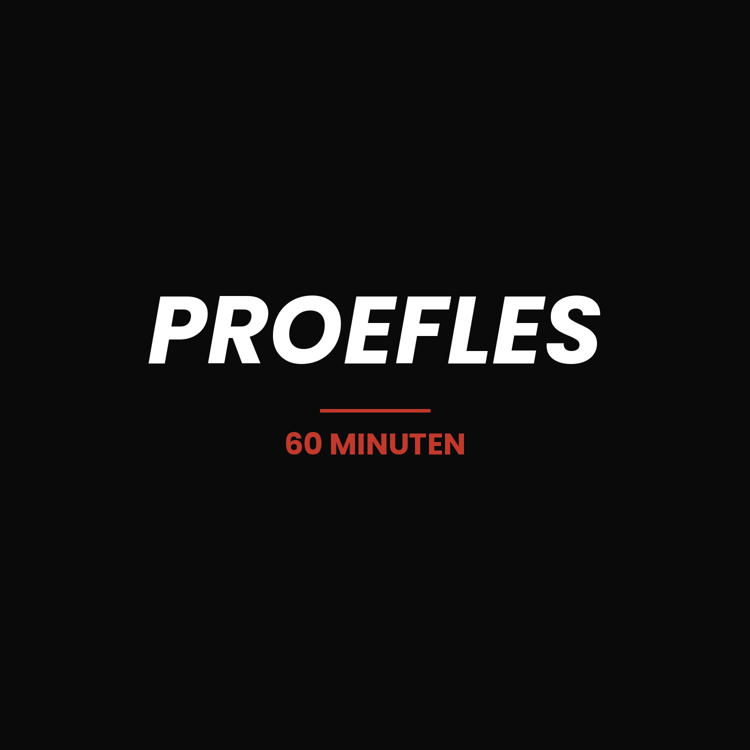 Proefles — 60 minuten